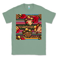 Sage mexican gnomes seamless pattern Classic Tee - BundleAndBundleShop