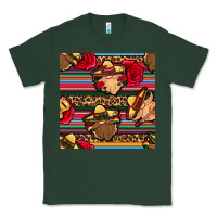 Sports Green mexican gnomes seamless pattern Classic Tee - BundleAndBundleShop