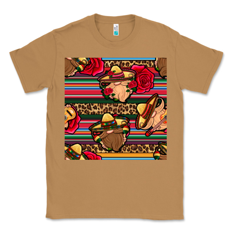 Mexican Gnomes Seamless Pattern Classic Tee by BundleAndBundleShop | Teevron