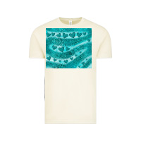 Vintage Arctic turquoise glitter heart Vintage Tee - JahusDesignShop