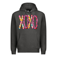 Charcoal Heather Valentine Xoxo Premium Hoodie - Bettercallsaul