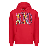 Red Valentine Xoxo Premium Hoodie - Bettercallsaul