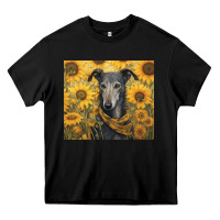 Black greyhound Heavy Core Tee - Unal Design