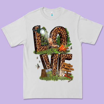 Love Camping Premium Tee Designed By Texasbilliewilder