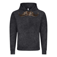 Vintage Black brown moustache fa element Vintage Hoodie - FaDigitalArtStudio