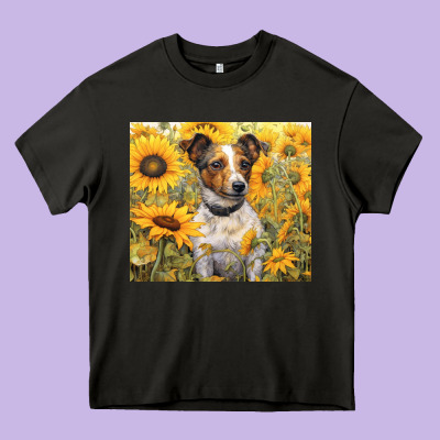 Jack Russel Terrier Heavy Core Tee Designed By Unal Design