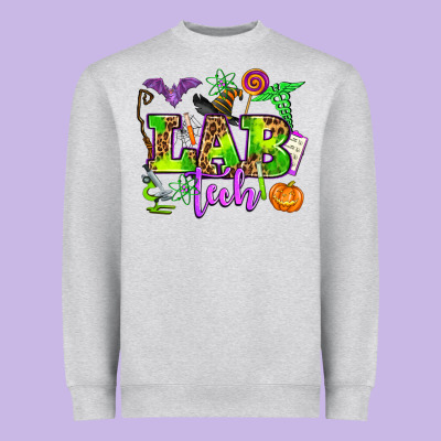 Lab Tech Halloween Heavyweight Sweatshirt Designed By Adodesignshop