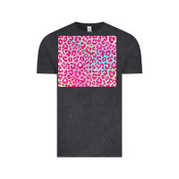 Vintage Black pink leopard glitter Vintage Tee - JahusDesignShop