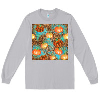 Moon Dust plaid fall pumpkin seamless Long Sleeve Tee - AdoDesignShop