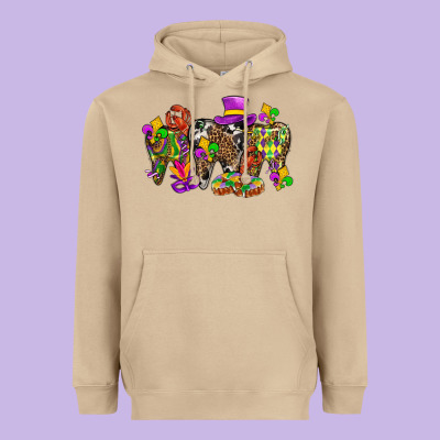 Mardi Gras Dental Heavyweight Hoodie Designed By Bundleandbundleshop