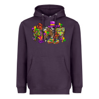Plum mardi gras dental Heavyweight Hoodie - BundleAndBundleShop