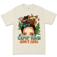 Bone messy bun camp hair dont care Premium Tee - texasbilliewilder