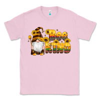 Bubblegum Pink western bee kind gnomes bee honey sunflowers leopard serape Classic Tee - Artiststas