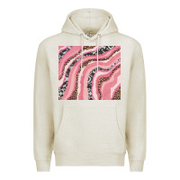 Oatmeal Heather valentine's day watercolor Premium Hoodie - RanaPortraitStore