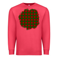 Cardinal Christmas Tartan Patch Premium Sweatshirt - BundleAndBundleShop