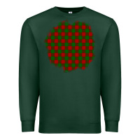 Sports Green Christmas Tartan Patch Premium Sweatshirt - BundleAndBundleShop
