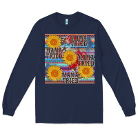 Navy mama tried seamless Long Sleeve Tee - AdoDesignShop