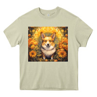 Mossy pembroke welsh corgi Heavy Core Tee - Unal Design