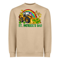 Mushroom i dig st patrick s day bulldozer Heavyweight Sweatshirt - JahusDesignShop