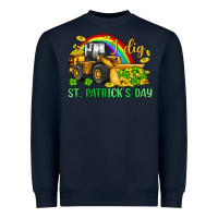 Navy i dig st patrick s day bulldozer Heavyweight Sweatshirt - JahusDesignShop