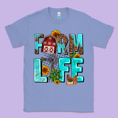 Farm Life Classic Tee Designed By Adodesignshop
