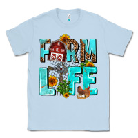 Dusty Blue farm life Classic Tee - AdoDesignShop