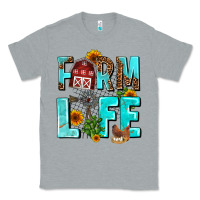 Heather Grey farm life Classic Tee - AdoDesignShop