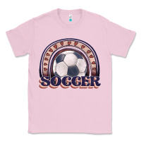 Bubblegum Pink soccer rainbow Classic Tee - JahusDesignShop