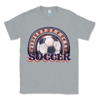 Heather Grey soccer rainbow Classic Tee - JahusDesignShop