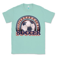Seafoam soccer rainbow Classic Tee - JahusDesignShop