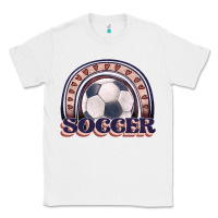 White soccer rainbow Classic Tee - JahusDesignShop