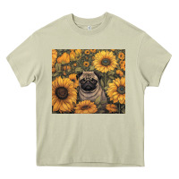 Mossy pug Heavy Core Tee - Unal Design