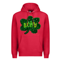 Cardinal Lucky Shamrock St Patricks Day Premium Hoodie - Bettercallsaul