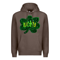 Coffee Lucky Shamrock St Patricks Day Premium Hoodie - Bettercallsaul