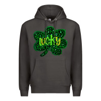 Smoke Lucky Shamrock St Patricks Day Premium Hoodie - Bettercallsaul