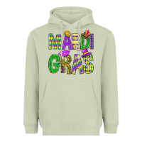 Mardi Gras Carnaval Mask Heavyweight Hoodie | Teevron