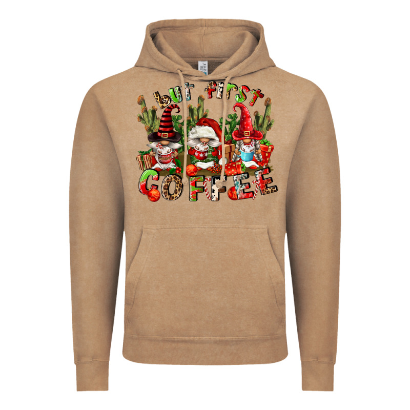 But First Coffee Vintage Hoodie by FaDigitalArtStudio | Teevron
