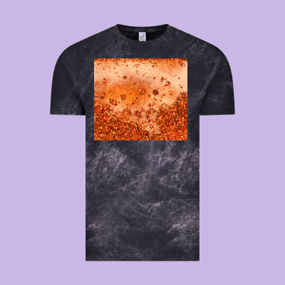 Orange Glitter Tumbler Vintage Tee Designed By Jahusdesignshop