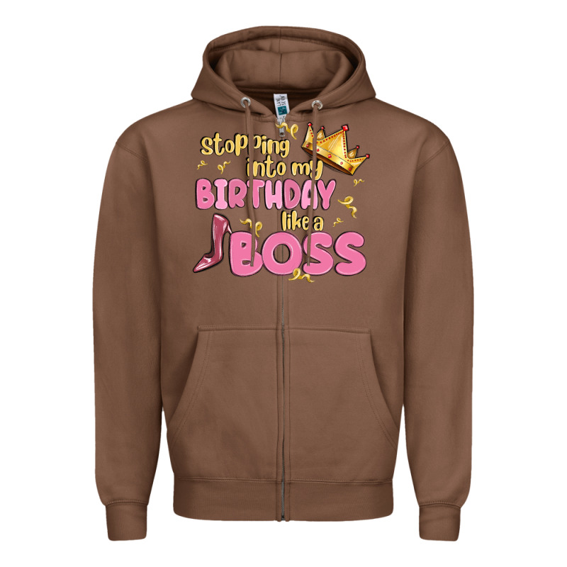 Birthday Boss Zipper Hoodie by MaliasSmallBusiness | Teevron