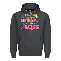 Smoke birthday boss Zipper Hoodie - MaliasSmallBusiness