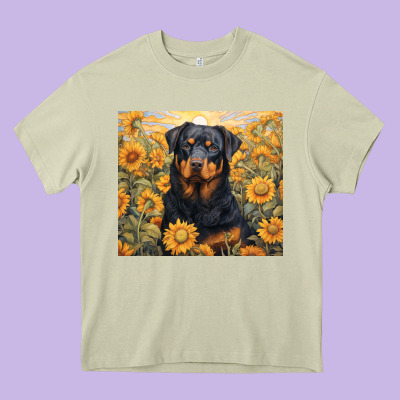 Rotweiler Heavy Core Tee Designed By Unal Design