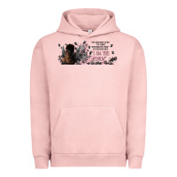 Pigment Salmon i am the storm with girl and butterflies Urban Hoodie - TumblerDesignByShophia