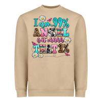 Mushroom i am  99 angel but ohh that Heavyweight Sweatshirt - AdoDesignShop