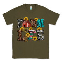 Army Green western farm life Classic Tee - Artiststas