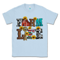 Dusty Blue western farm life Classic Tee - Artiststas