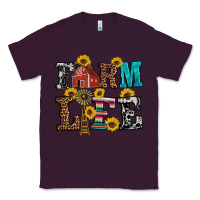 Plum western farm life Classic Tee - Artiststas