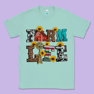Western Farm Life Classic Tee Designed By Artiststas