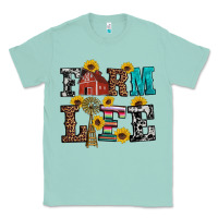 Seafoam western farm life Classic Tee - Artiststas