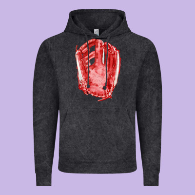 Catchers Mitt Fa Element Vintage Hoodie Designed By Fadigitalartstudio