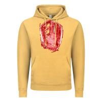 Vintage Mustard Catchers Mitt Fa Element Vintage Hoodie - FaDigitalArtStudio
